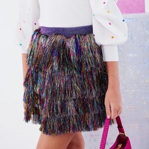 **NEW Shimmer Tinsel Party Skirt